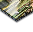 Thinking Wooden Sculpture Acrylic print