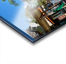 L Shaped Palm Trees Beach 2 Acrylic print