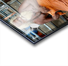 Man Sitting by the Temple Acrylic print