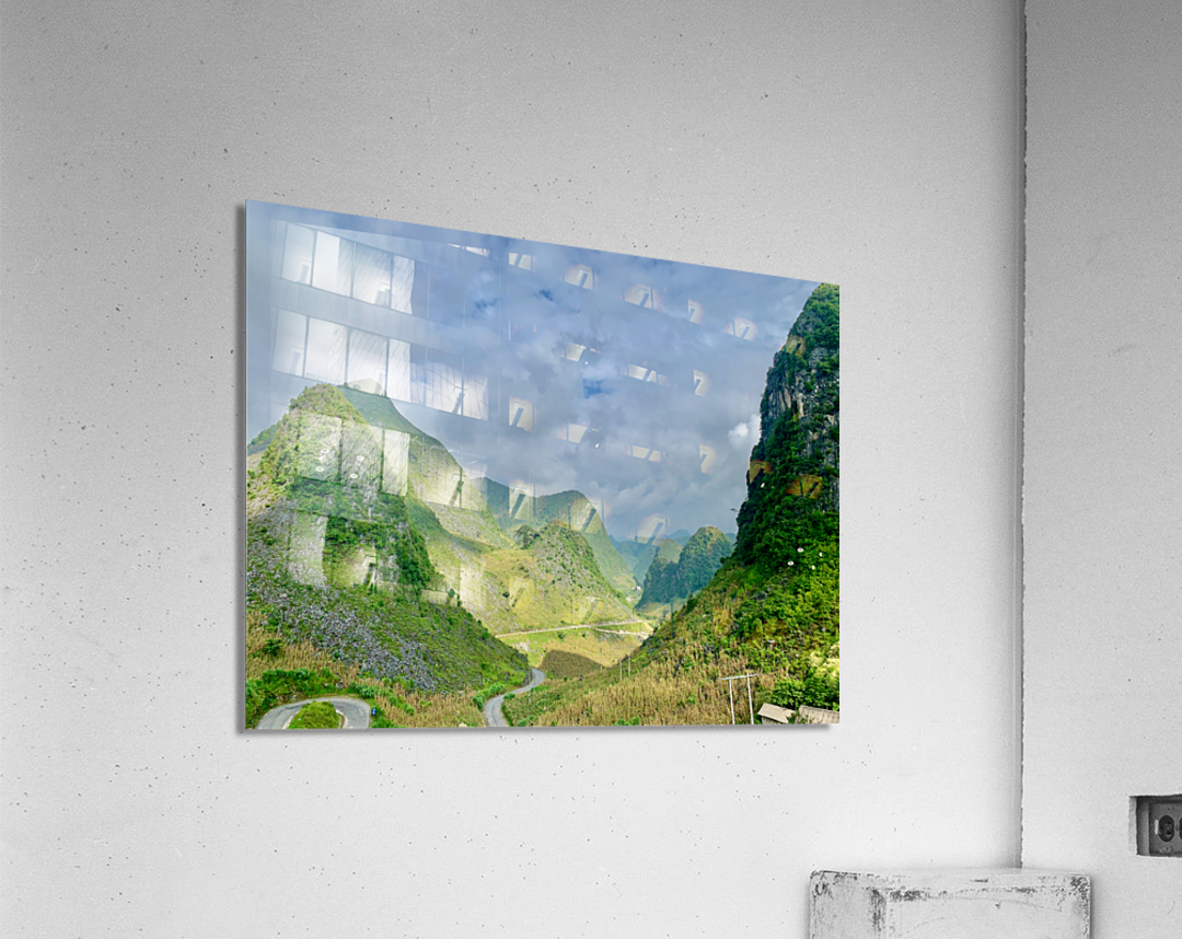 Windy Road in the Mountains Acrylic Print