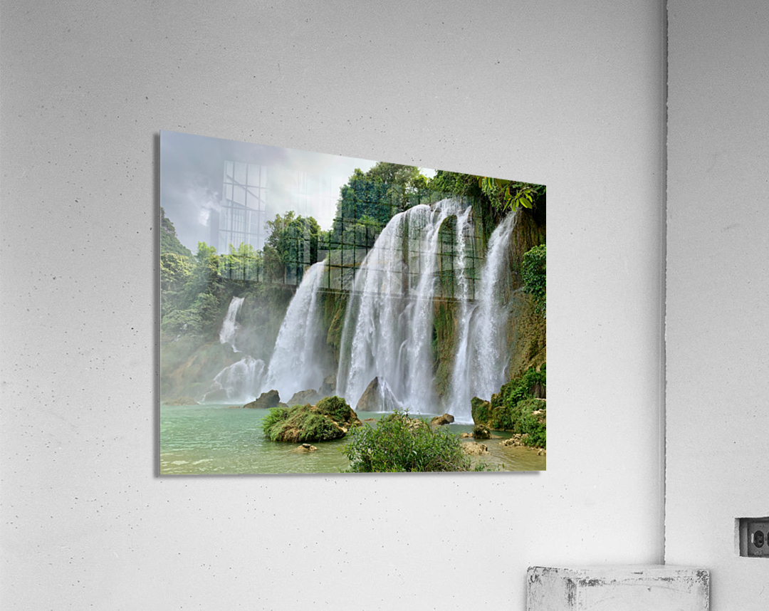 Dreamy Waterfalls Acrylic Print