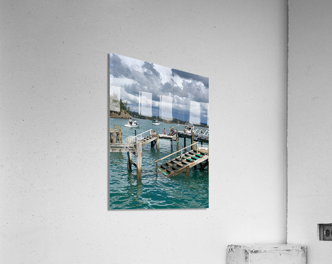 Dock Stairs Acrylic Print