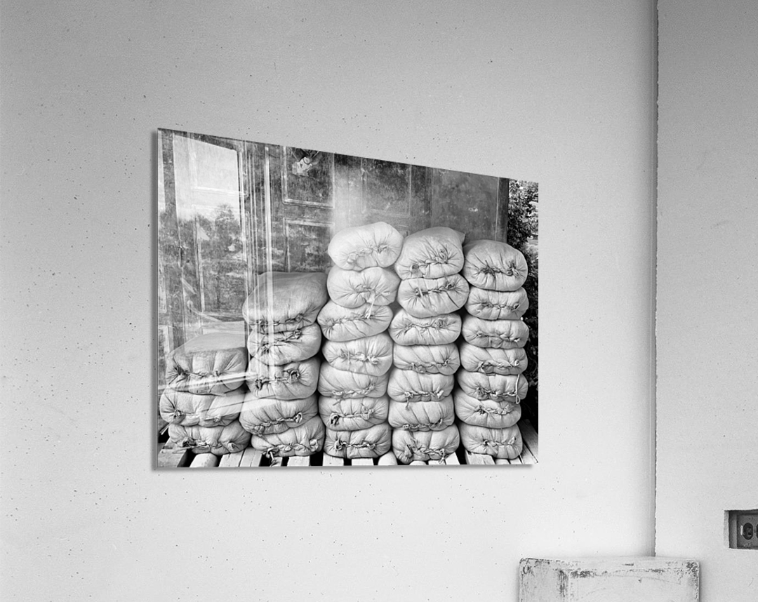 BW Bag Stacks Acrylic Print
