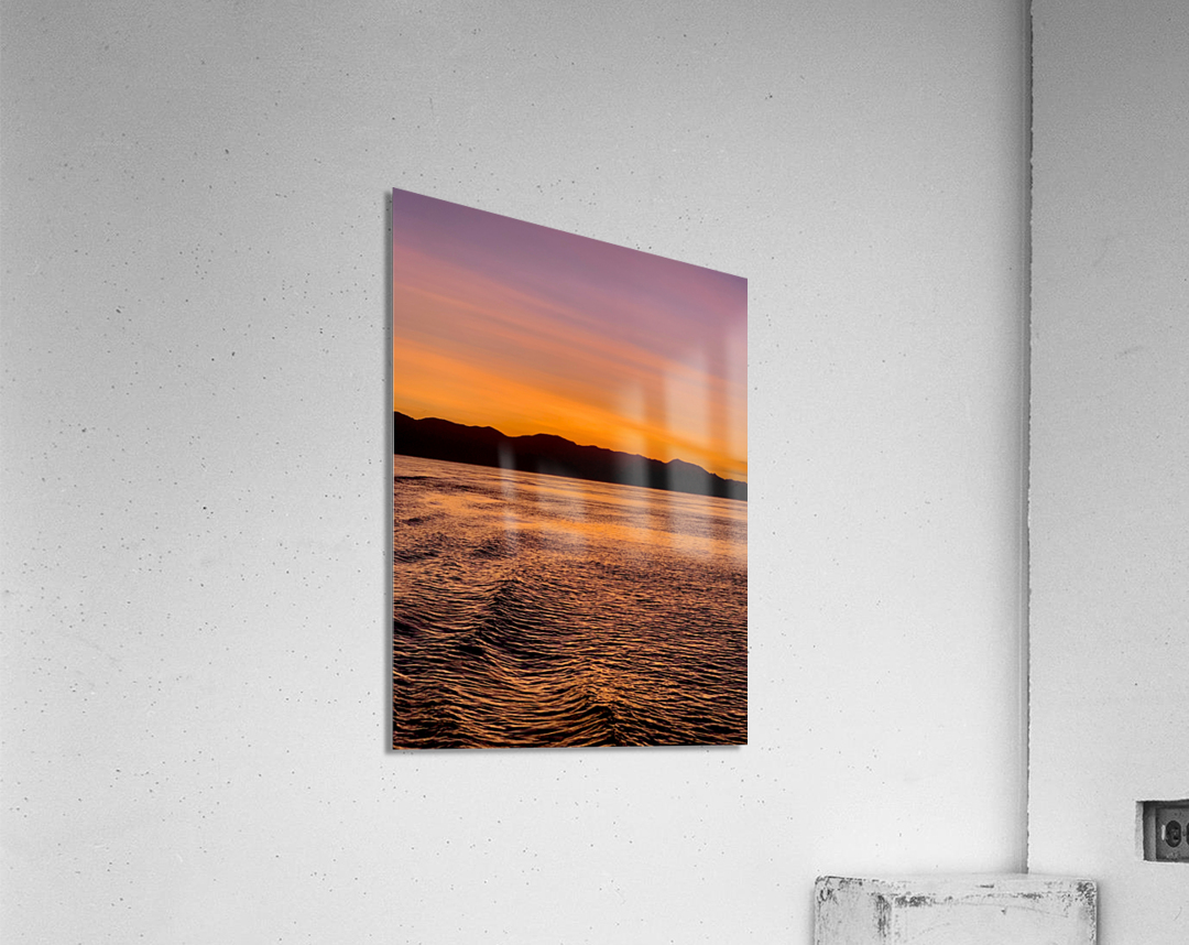 Purple Orange Sky Acrylic Print