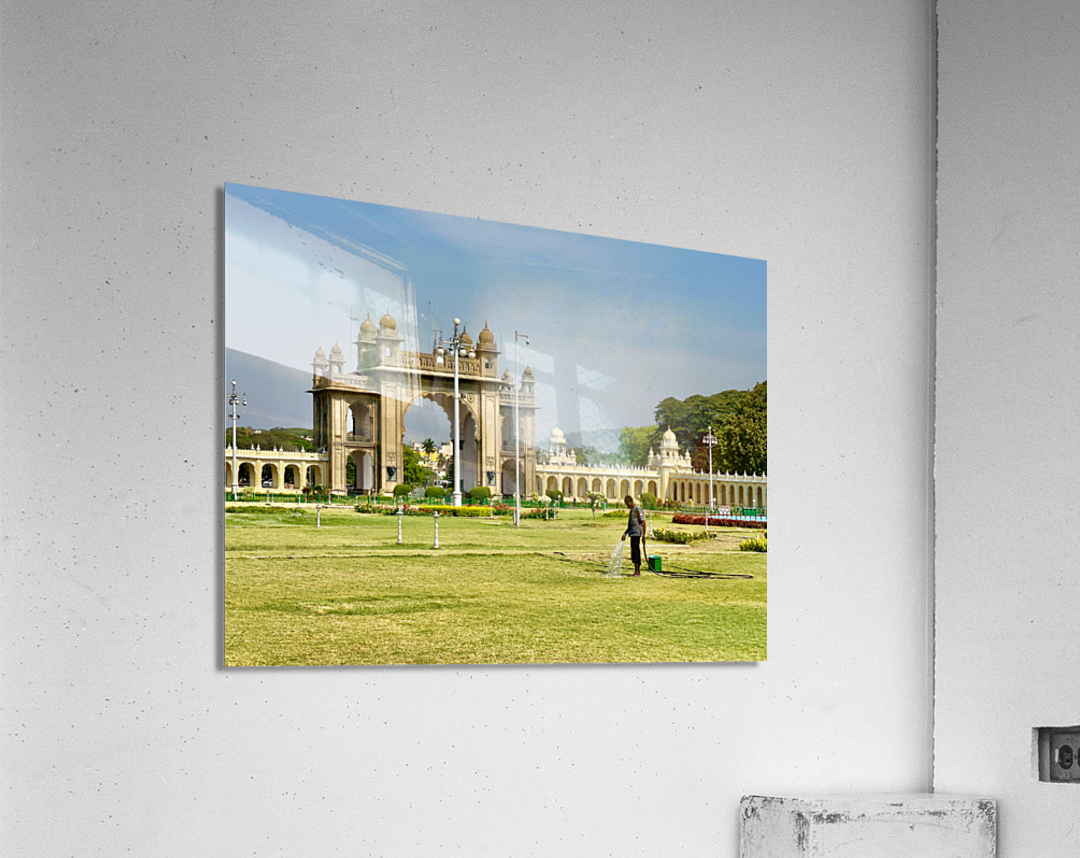 Mysore Palace Courtyard Acrylic Print