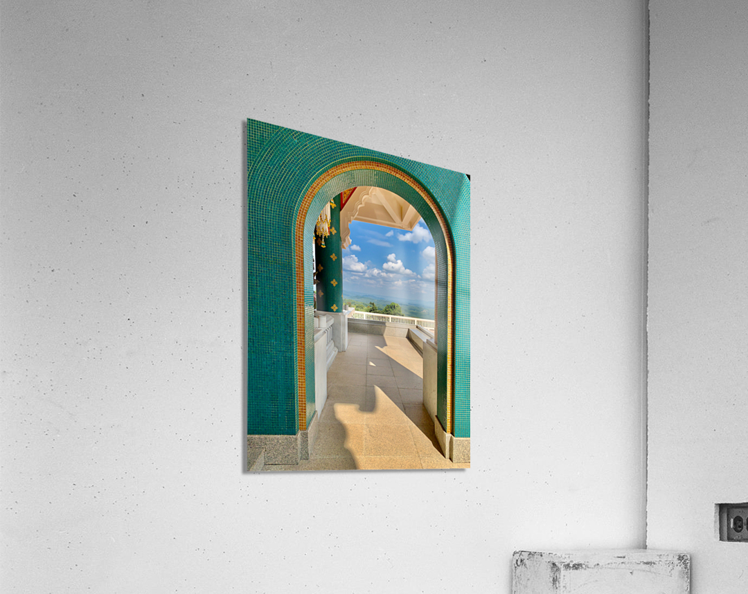 The stylish Wat Pa Phu Kon 4 Acrylic Print