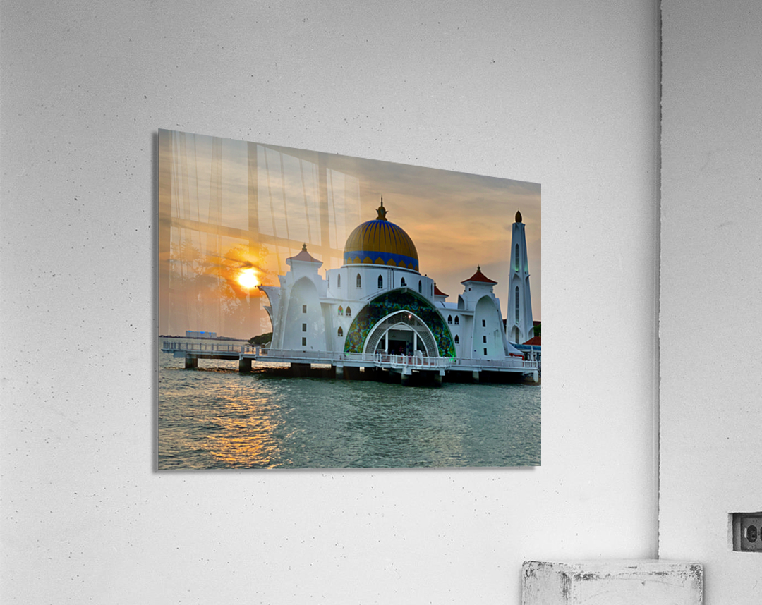 Masjit Selat Mosque Melaka 2 Acrylic Print