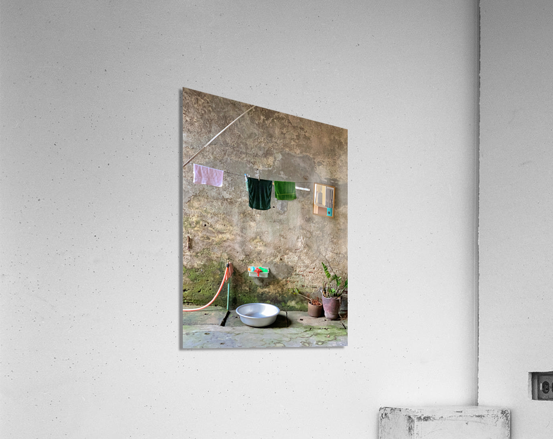 Bathroom Wall Acrylic Print