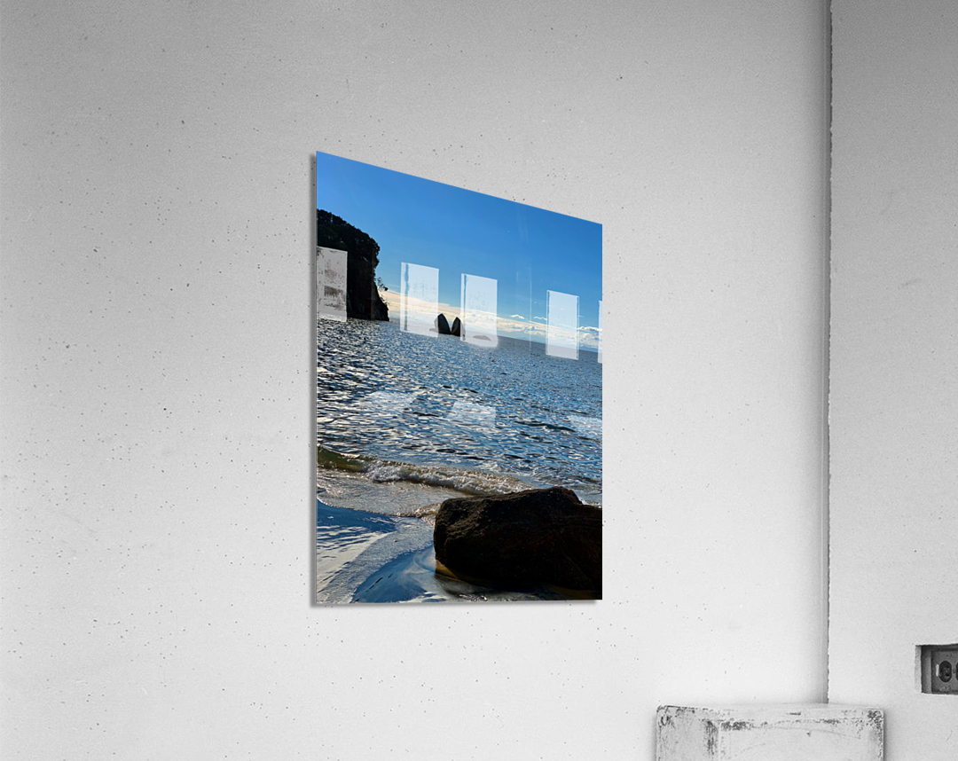 Split Apple Rock New Zealand 3 Acrylic Print