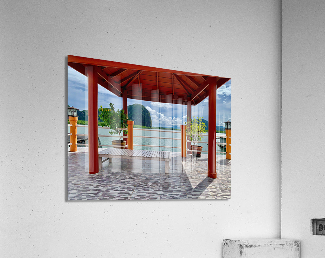 View From James Bond Bungalow Acrylic Print