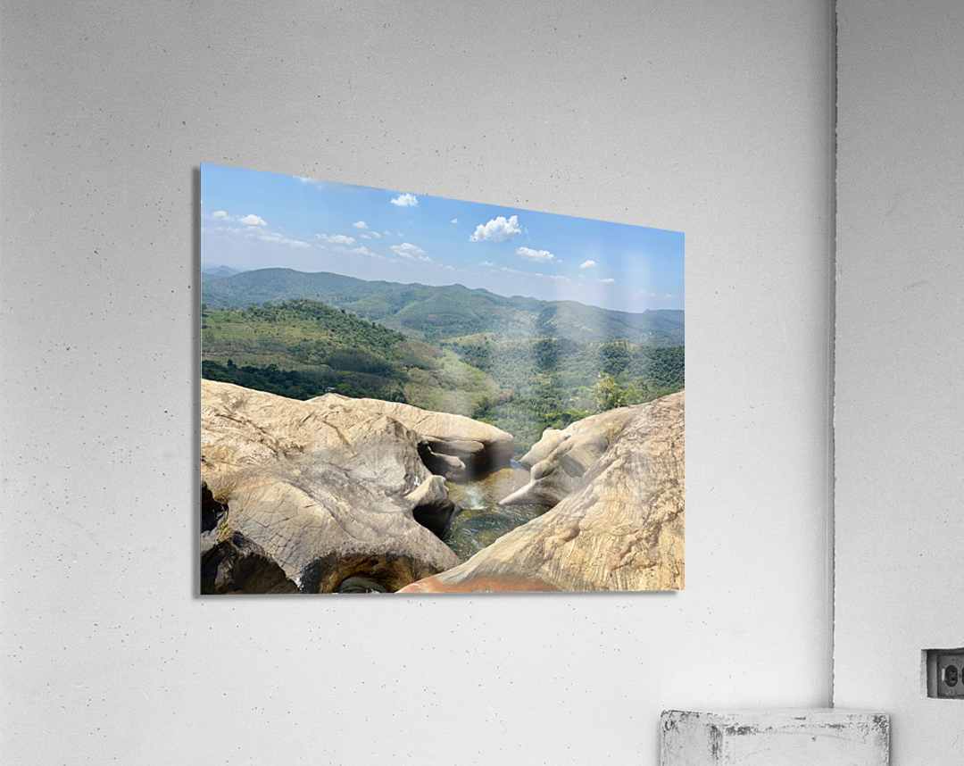 Top View of Diyaluma Falls 2 Acrylic Print