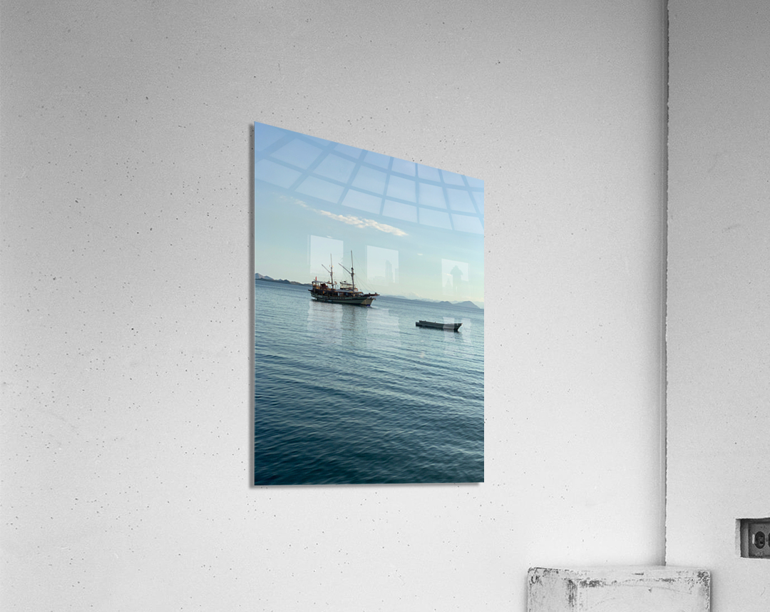 Boats on the Lake Acrylic Print