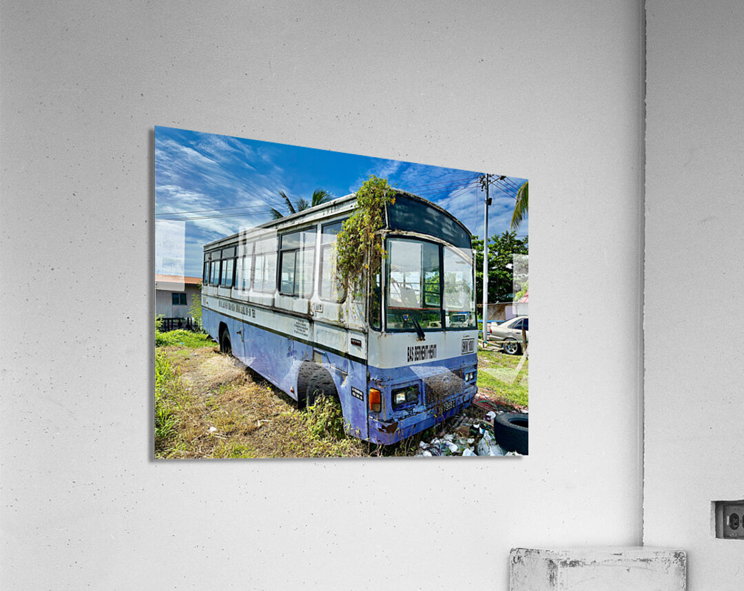 Abandoned City Bus Sandakan Acrylic Print