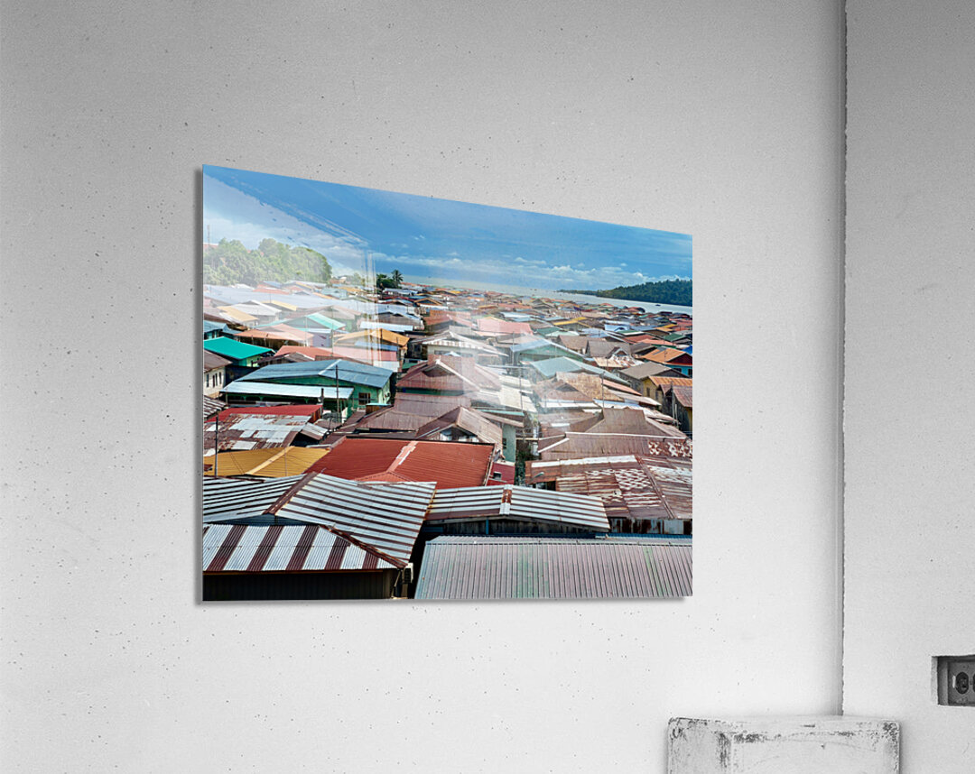 Sim Sim Traditional Floating Village in Sandakan 3 Acrylic Print