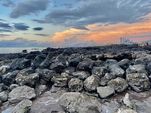 Samyang Beach Sunset Jeju South Korea 5