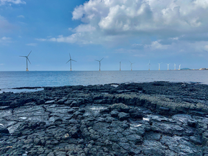 Wind Mills Jeju South Korea 2