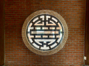 Brickwall with Temple Window