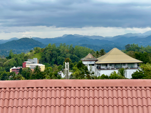 Mountains passed the Roof