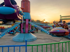 Riding Before the Sunset