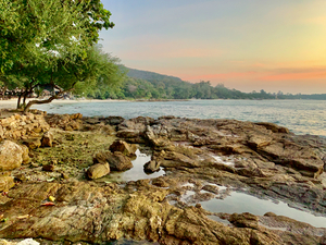 Rocky Beach at Sunset