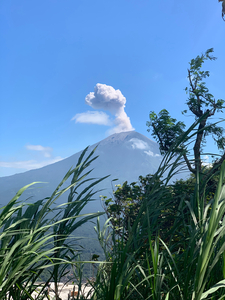 Smoke Out of a Volcano