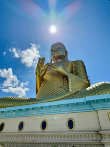Sun Over Golden Buddha