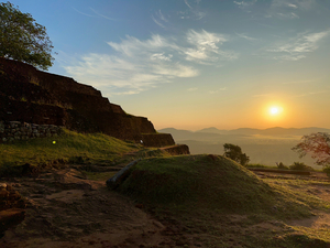 Sunrise on Top of Sigiriya Sri Lanka 3