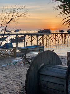 Sunset From the Beach
