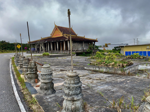 Temple in Bokor Cambodia