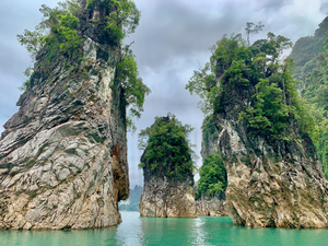 The 3 Rocks on Khao Sok Lake