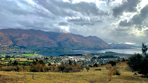 View From Mount Iron New Zealand After a Storm 3.