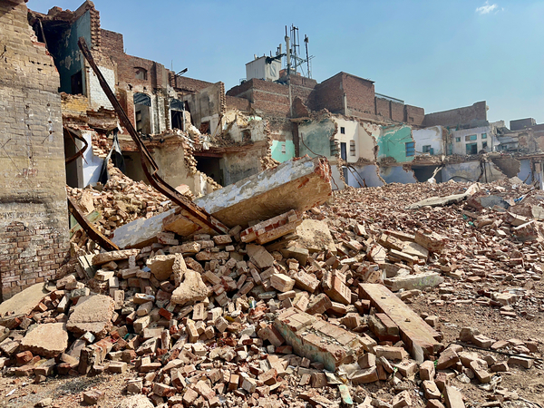 Home demolition Print