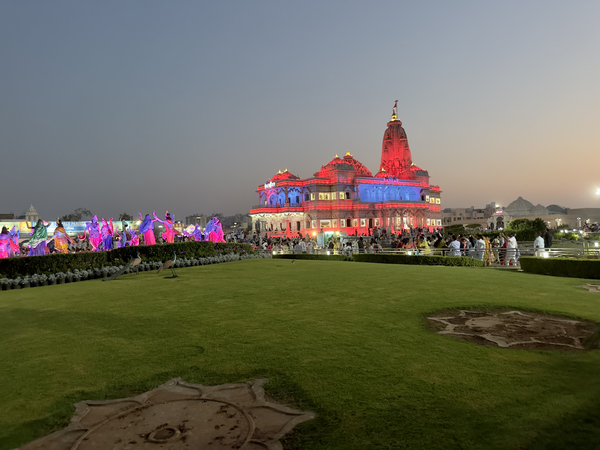 Prem Mandir Vrindavan 5 Print