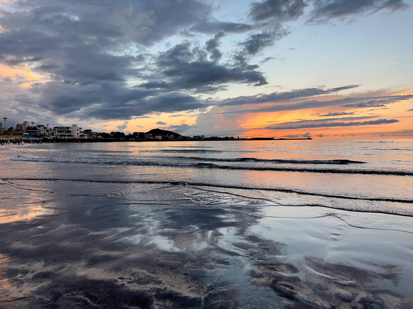 Samyang Beach Sunset Jeju South Korea 4 Print