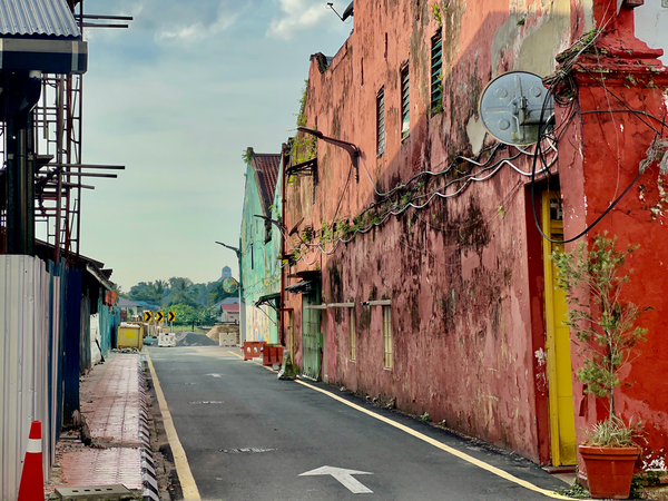 Streets of Kuching Borneo 2 Print