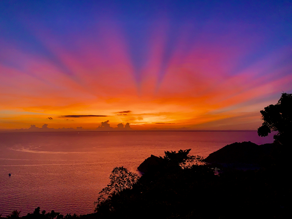 Amazing colourful Sunset 1 Print