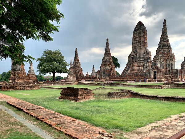 Ayutthaya Historical Park Temples 2 Print