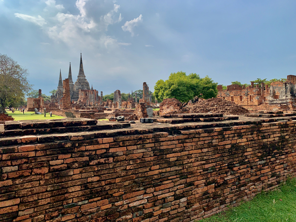 Ayutthaya Historical Park Temples 8 Print