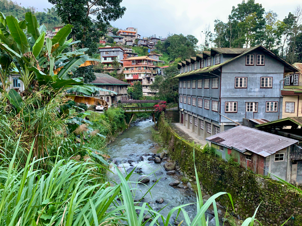 Blue House by the River 2 Print