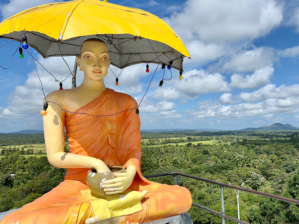 Buddha Under the Umbrella Print