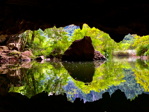 Cave Reflections Print