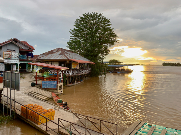 Don Det Sunset Laos 2 Print