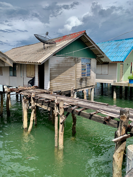 House in Koh Panyee Floating Village Thailand 2 Print