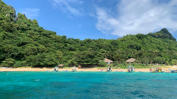 Little Beach Near Palawan Print