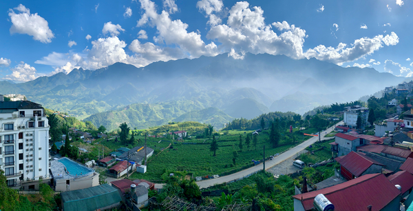 Mountain View of Sapa Print