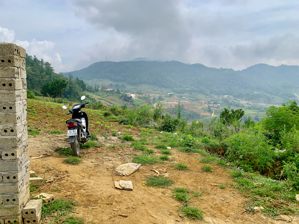 Park Your Bike and Enjoy the View Print