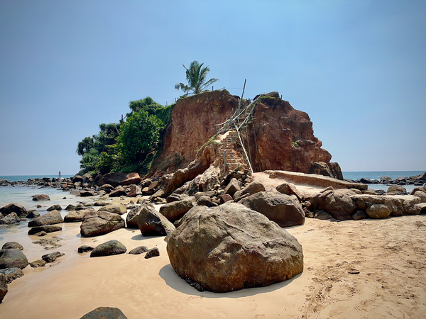 Parrot Rock Sri Lanka Print