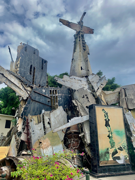 Plane Crash Debris Print