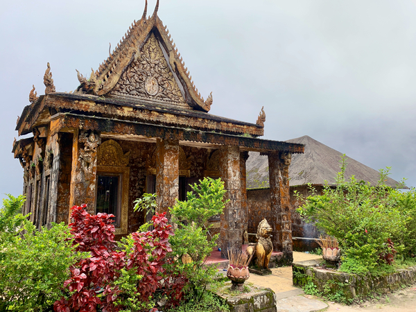 Preah Monivong Temple Bokor Cambodia Print