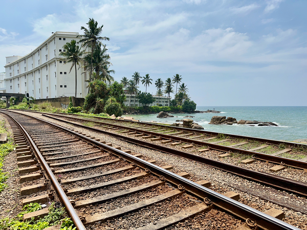 Railroad by the Ocean 3 Print
